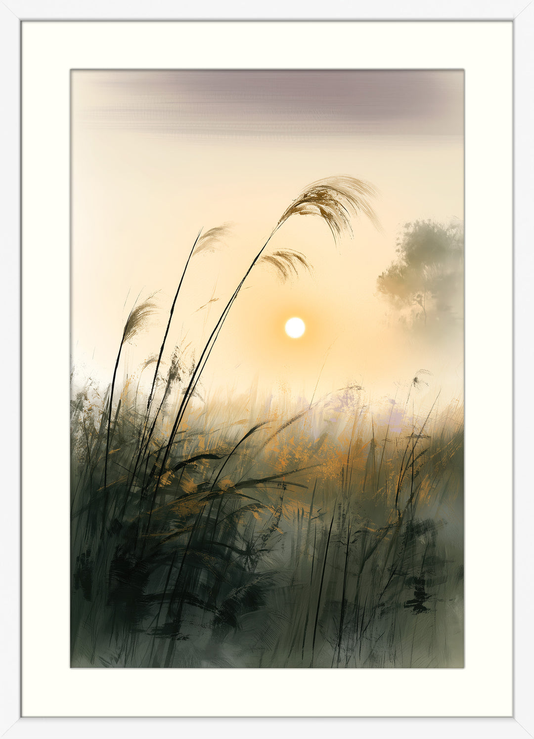Sunset Meadow Art Print