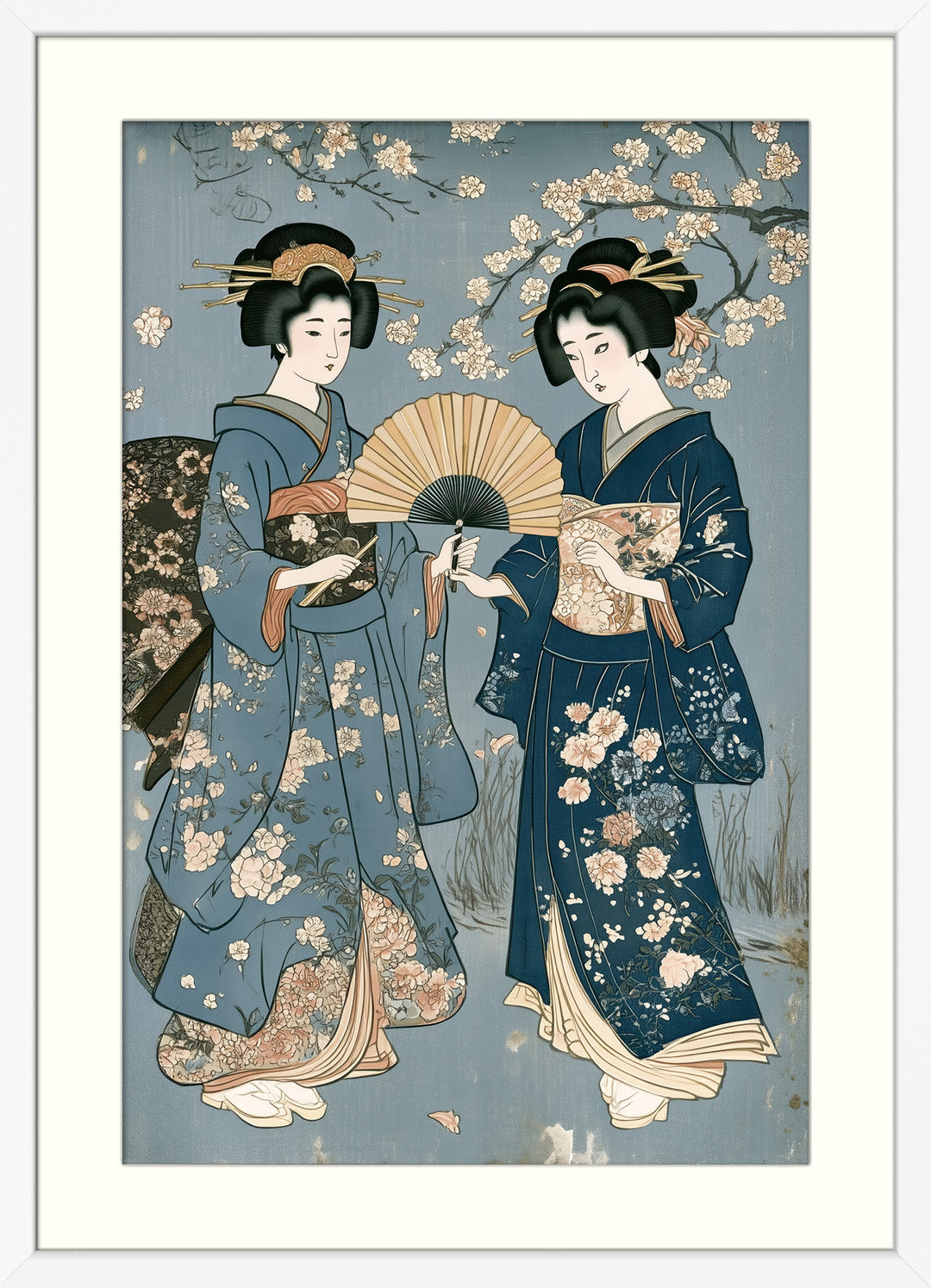 Japanese Geisha Art Print
