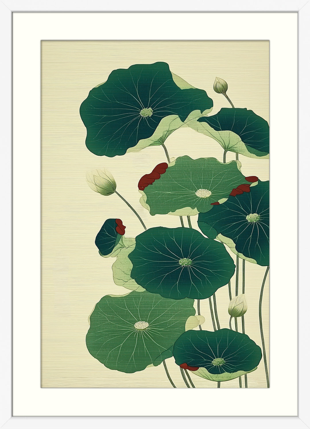 Lotus Leaf Art Print