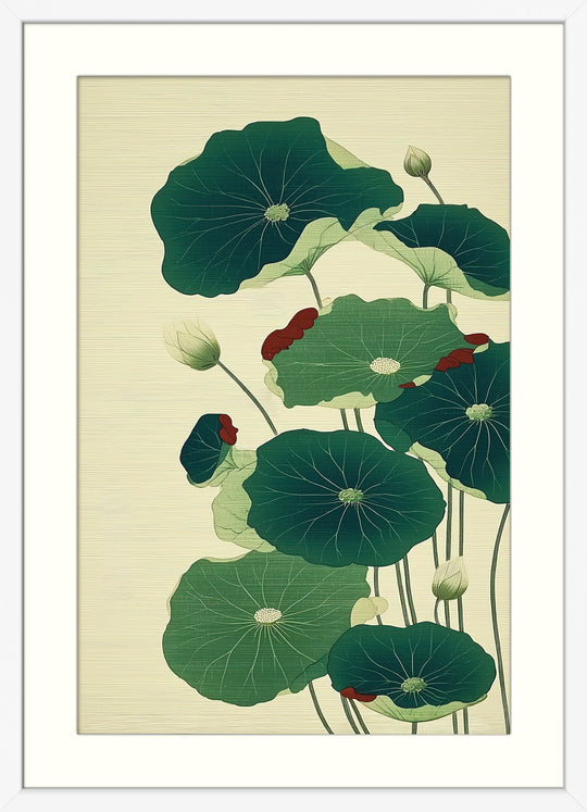 Lotus Leaf Art Print