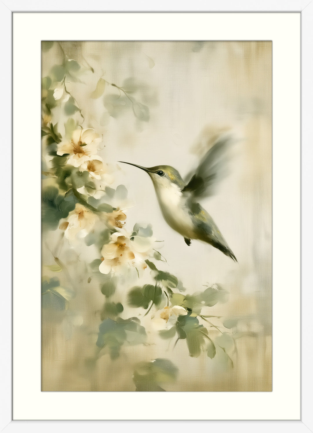 Cream Flower Wall Art