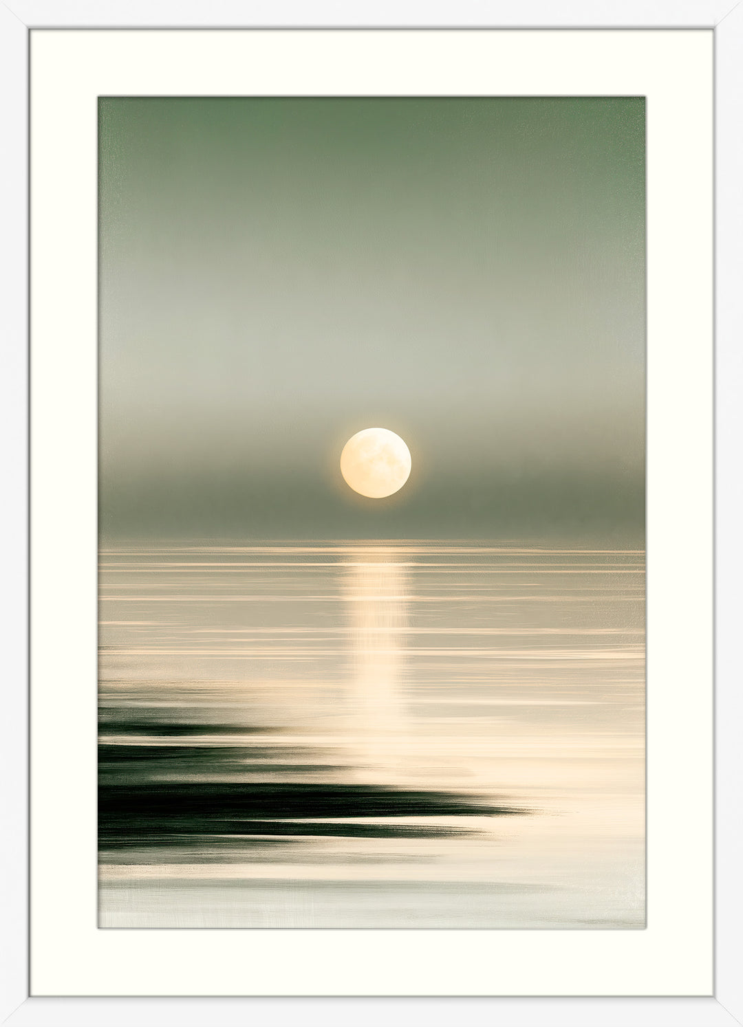 Moonlit Ocean Art Print