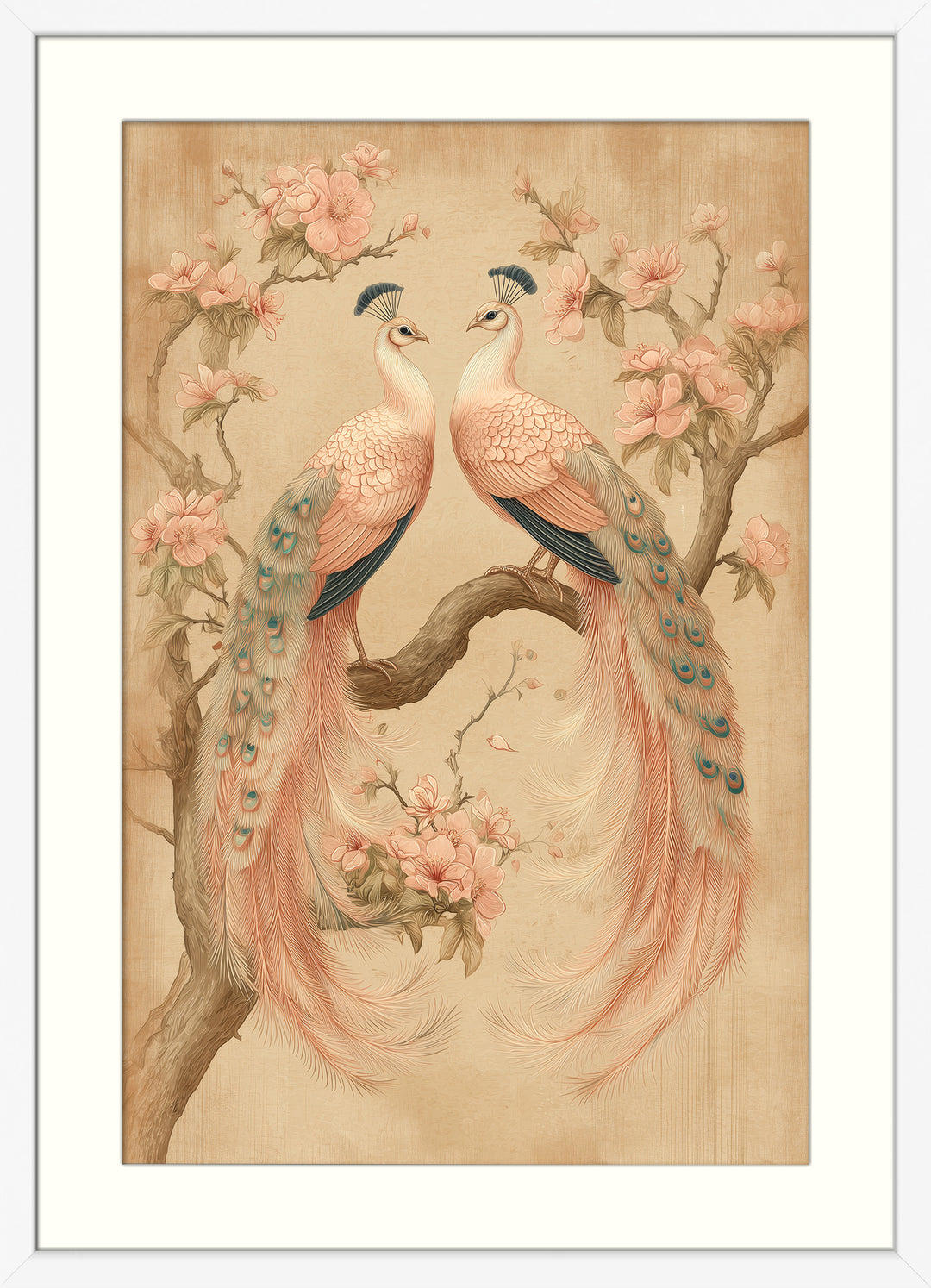 Peacock Bird Wall Art Print