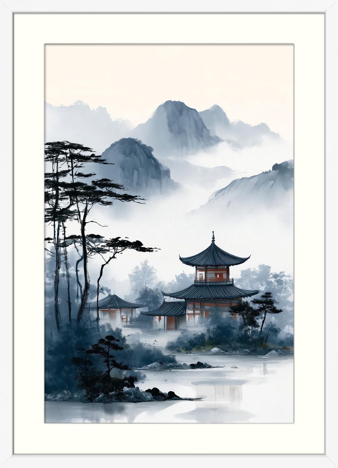 Misty Mountain Art Print