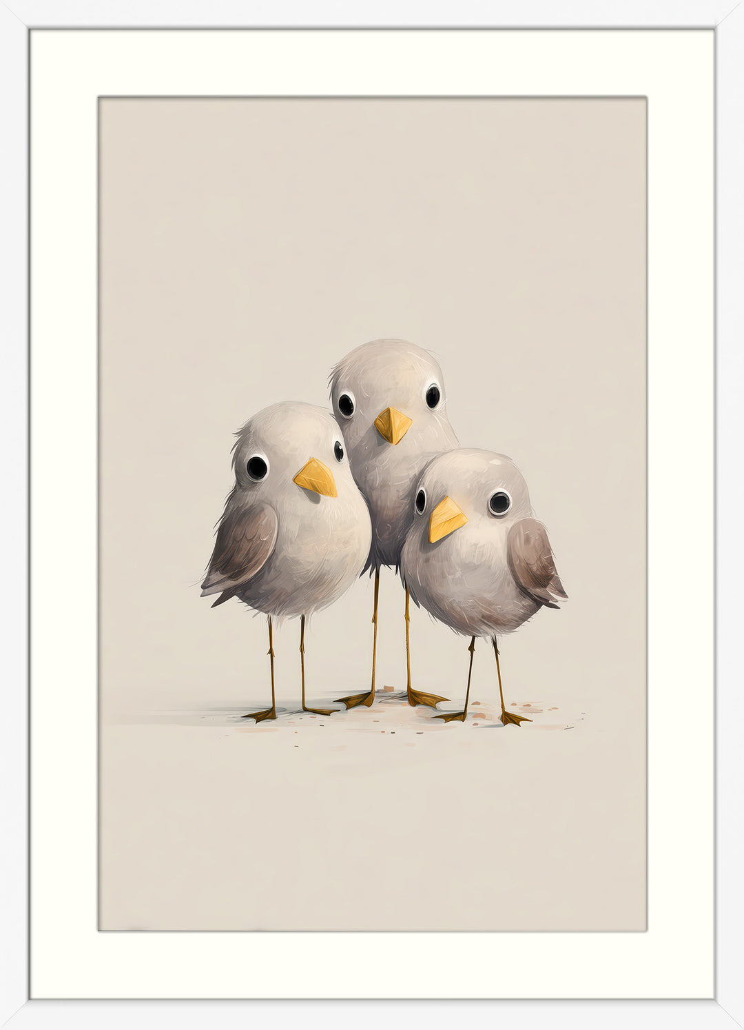 Cute Bird Wall Art Print