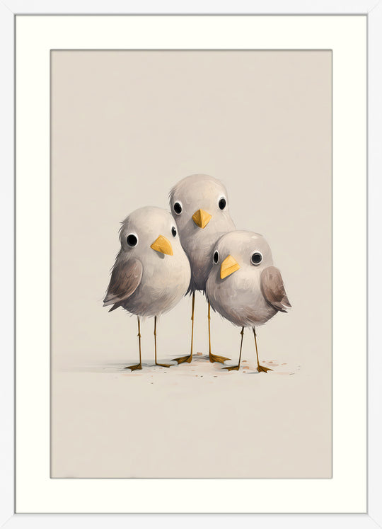 Cute Bird Wall Art Print