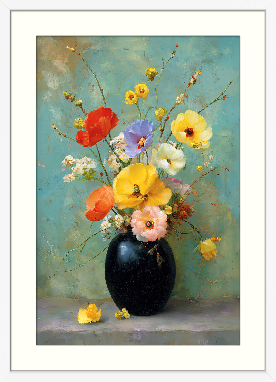 Floral Vase Art Print